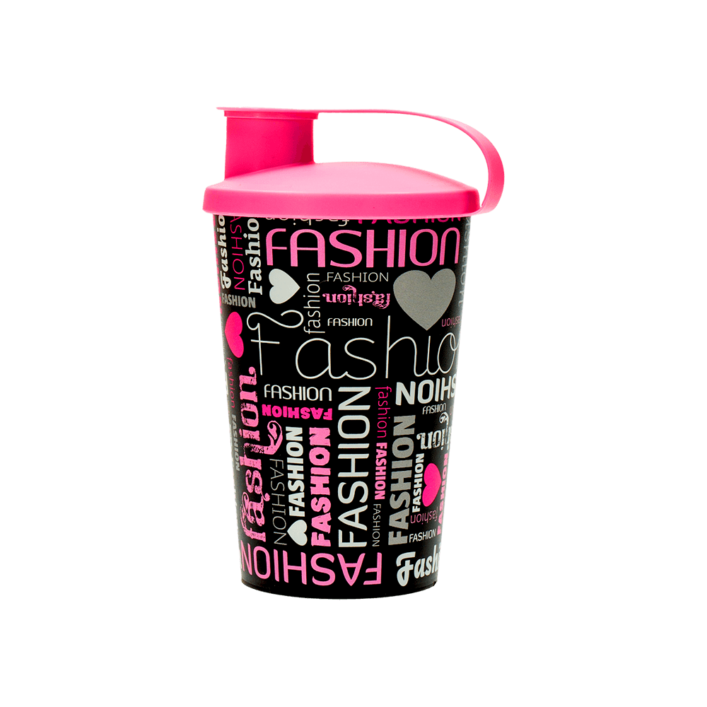 Vaso C/Tapa Deco Fashion